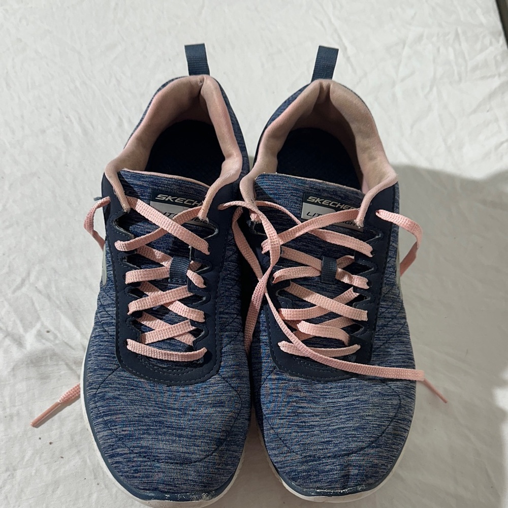 Skechers Blue and Pink Athletic Shoes